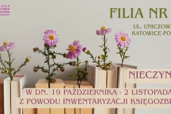 Filia nr 28 w Katowicach zamyka się na inwentaryzację – ostatnia szansa na wypożyczenie książek